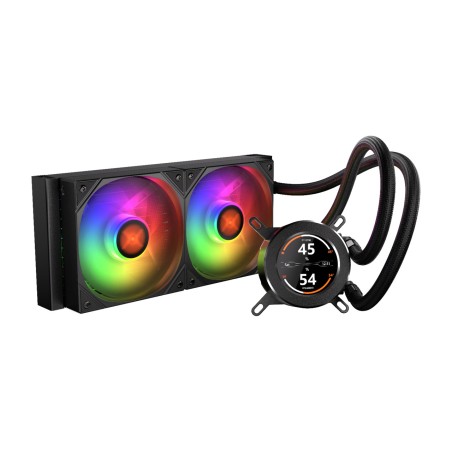 sistem de răcire cu lichid aio pentru cpu hydroglance-240-lcd argb
