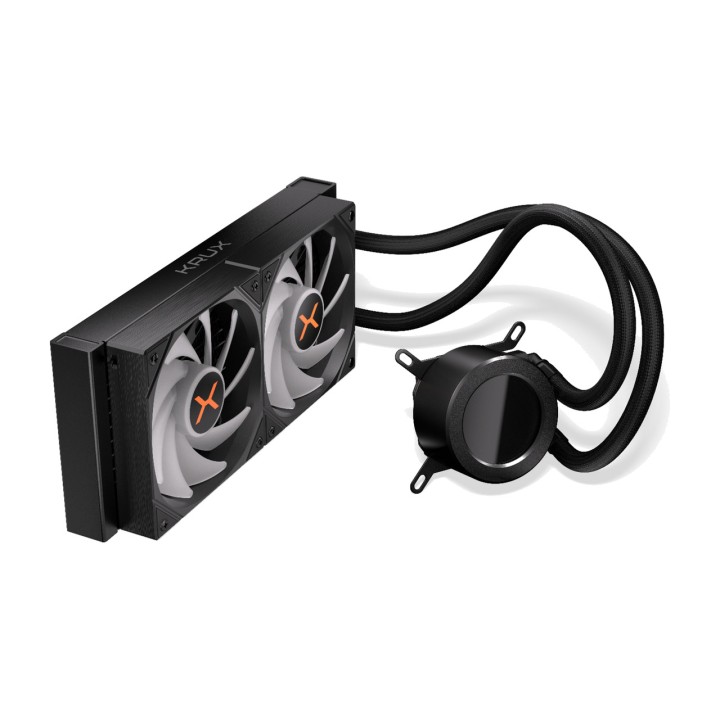 KRUX AIO-væskekøling til CPU HYDROGLANCE-240-LCD ARGB