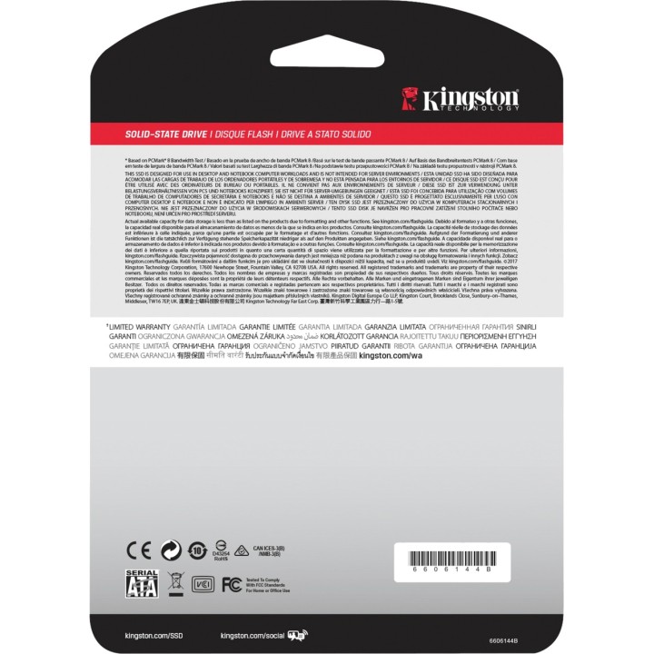 KINGSTON Wewnętrzny dysk SSD SATA A400 960GB 2,5" 1430592