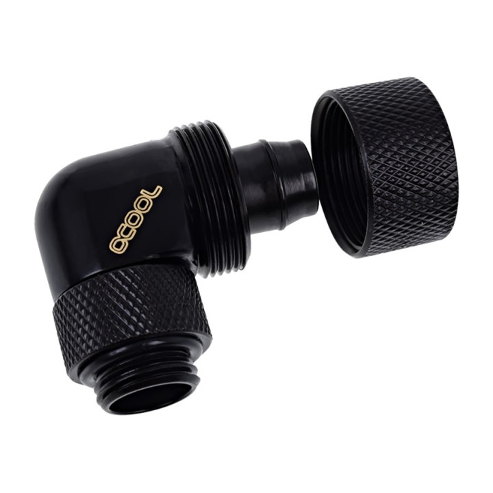 ALPHACOOL Angled compression fitting for liquid cooling 90°