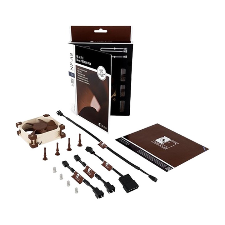 NOCTUA Wentylator do obudowy komputera PC NF-A8 FLX 80MM