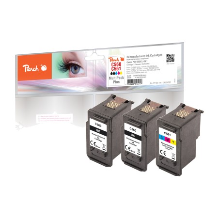 komplet združljivih kartuš s črnilom pi100-449 canon pg-560 3 uds