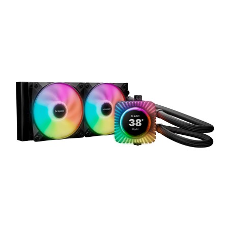 refrigeración líquida aio para cpu con pantalla light loop io-lcd 240mm