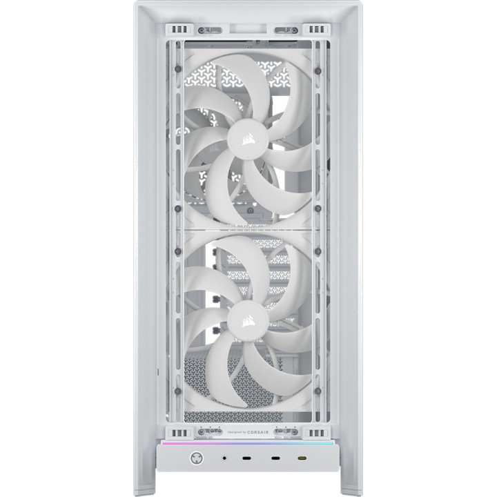 CORSAIR Caixa de PC semi-torre com vidro temperado FRAME
