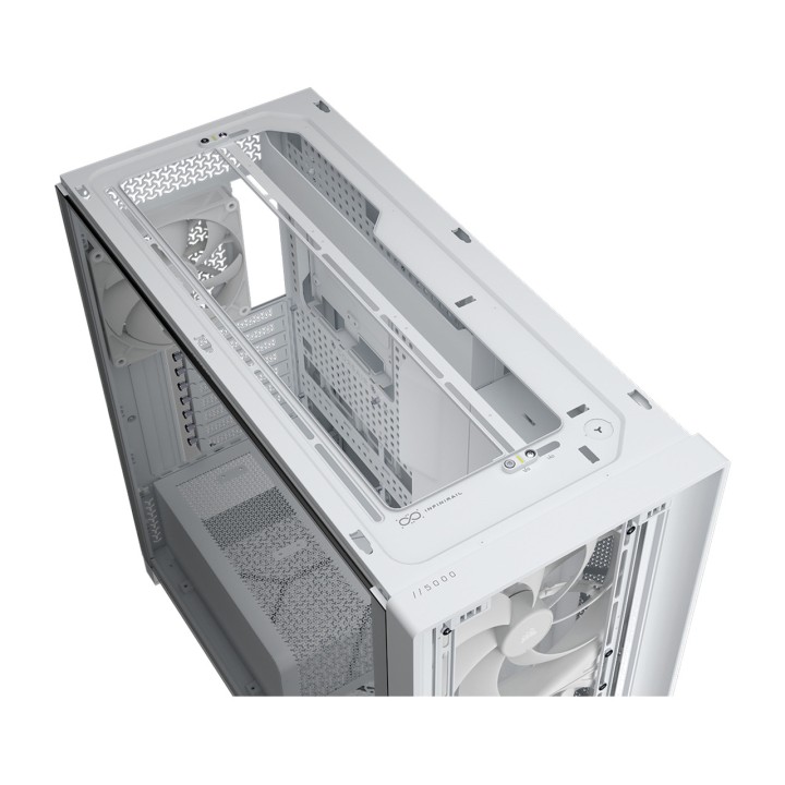 CORSAIR Caixa de PC semi-torre com vidro temperado FRAME