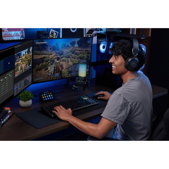 CORSAIR Microfone USB para gaming e streaming