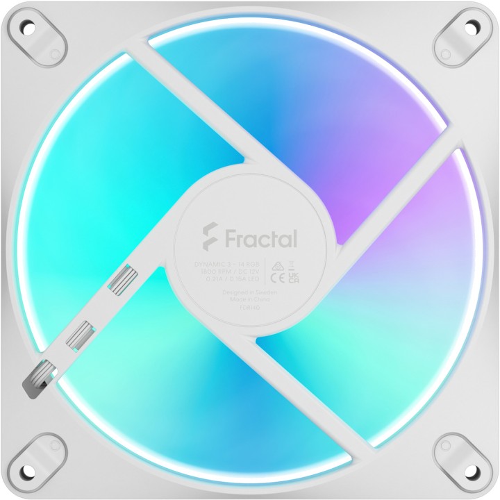 FRACTAL DESIGN Ventilador de caja de PC DYNAMIC 3 140-RGB PWM 100206019VAR