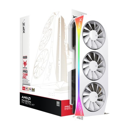 grafikkort radeon-rx 9070 xt oc mercury-rgb magnetic air 16gb gddr6