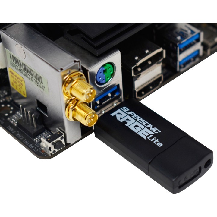 PATRIOT Skjutbar USB-A 3.2-flashenhet SUPERSONIC RAGE LITE