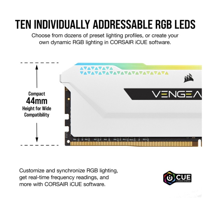 CORSAIR Komplet pomnilnika RAM DIMM VENGEANCE-RGB-DDR4