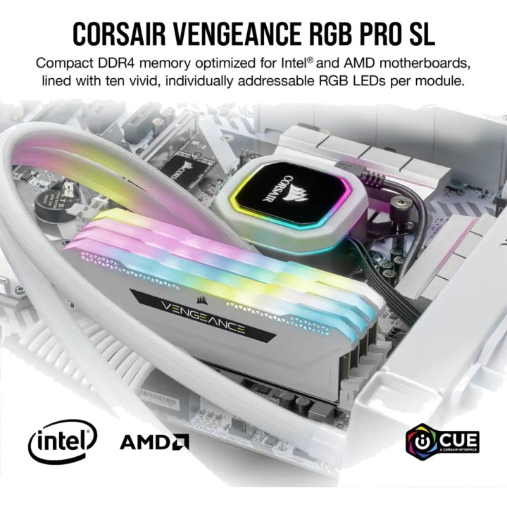 CORSAIR DIMM RAM-minneskit VENGEANCE-RGB-DDR4 3200MHZ 64GB