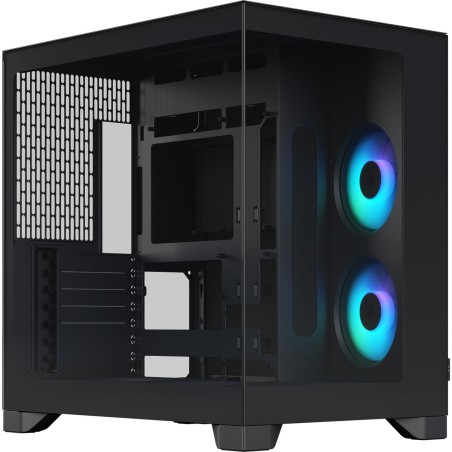 caixa de pc semi-torre com vidro temperado pop 2 vision-rgb