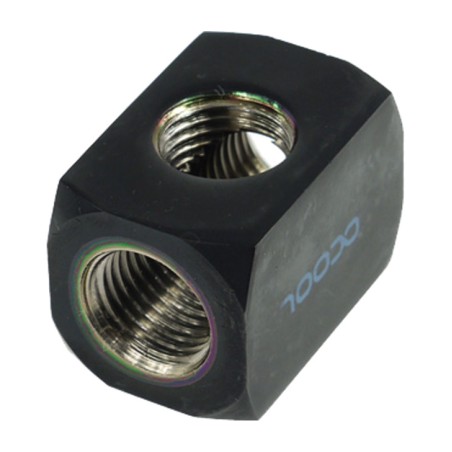 raccord en t à 3 voies pour refroidissement liquide g1/4 17030