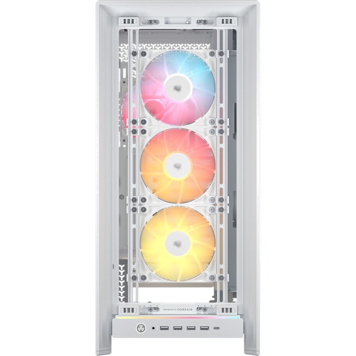 CORSAIR Midi-Tower-PC-Gehäuse mit gehärtetem Glas FRAME