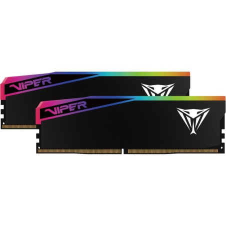 kit de memoria ram dimm viper elite 5 ultra-rgb ddr5 6400mhz 96gb (2x48gb) cl32 veur596g6432k