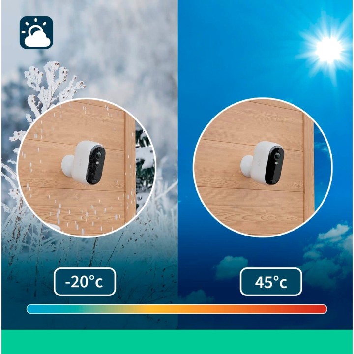 ARLO Wifi-övervakningskamera för utomhusbruk ESSENTIAL 2K