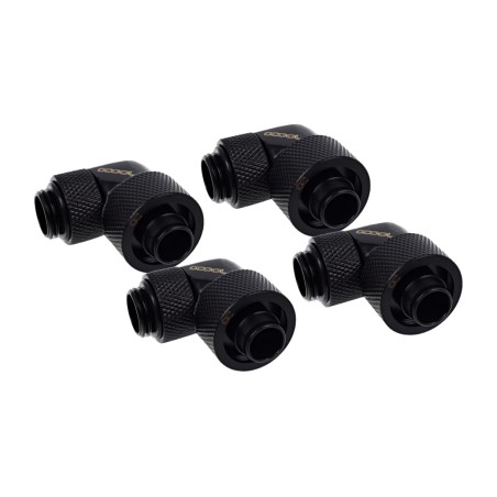 kääntyvä kulmaliitin nestejäähdytysletkulle eiszapfen-16/10mm 90° g1/4 4 uds