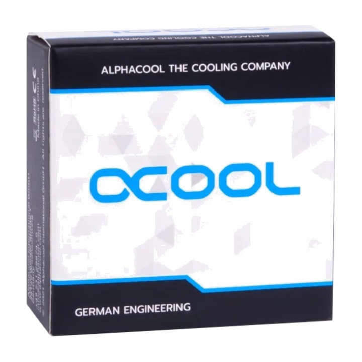 ALPHACOOL Racor acodado giratorio para tubo de refrigeración líquida EISZAPFEN-16/10MM 90° G1/4 4 UDS 100100845