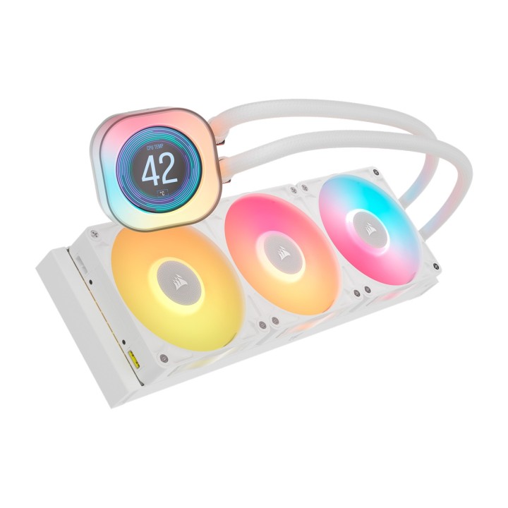 CORSAIR Refrigeración líquida AIO para CPU ICUE-LINK TITAN 360 RX-RGB-LCD 100080609VAR