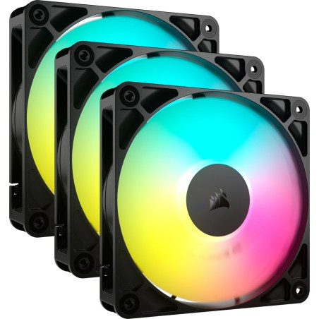 ventilador de caja de pc rs120 argb pwm 120mm 3 uds