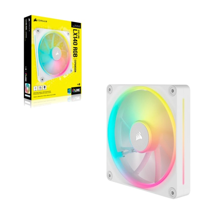 CORSAIR RGB ventilátor skříně PC ICUE-LINK LX140 140MM