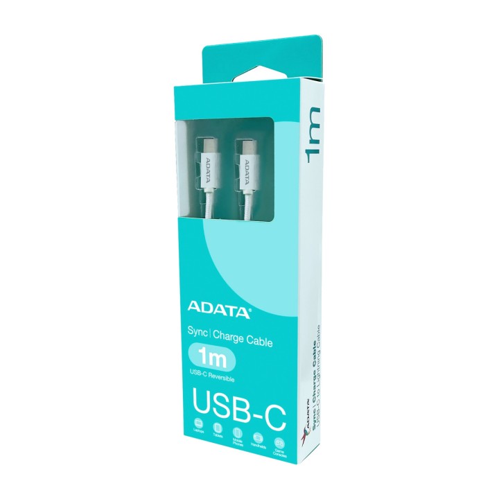 ADATA USB-C fast-charging cable CACC-100PN 2.0 1M 100W PD