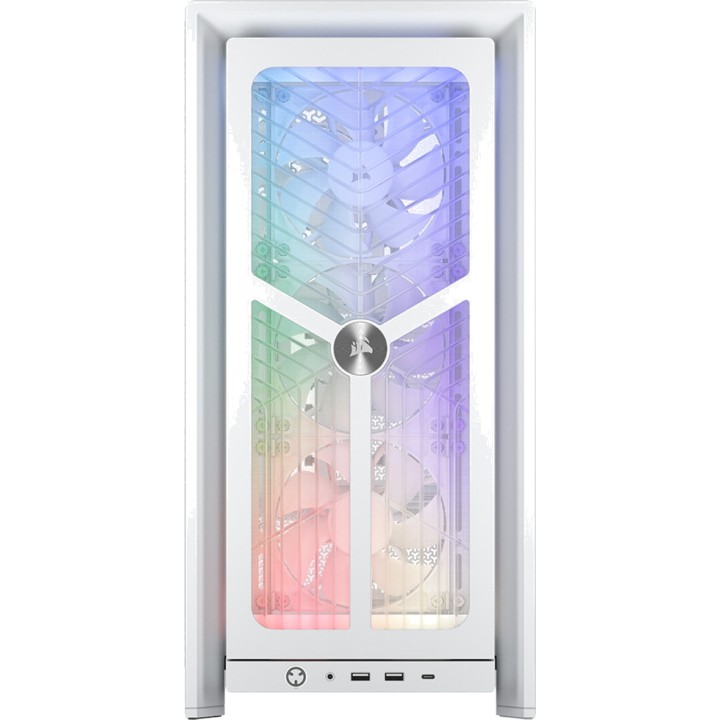 CORSAIR Caja de PC semitorre con cristal templado FRAME 4000X RS 100182719VAR
