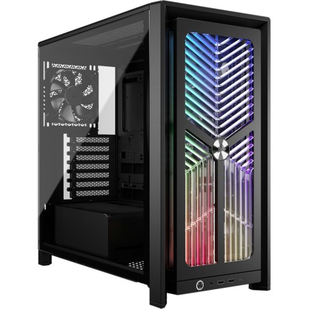 caja de pc semitorre con cristal templado frame 4000x rs