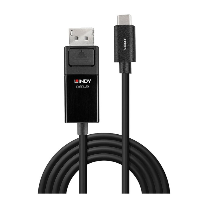 LINDY Videoadaptérový kábel USB-C-A-DISPLAYPORT 1.4 8K 60HZ