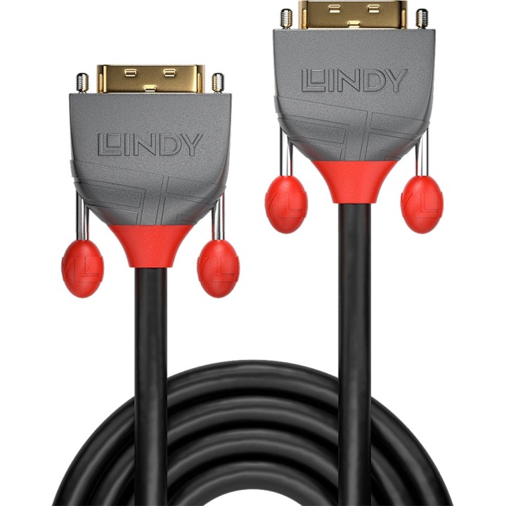 LINDY Kábel DVI-D s dual link ANTHRA-LINE 1899376VAR