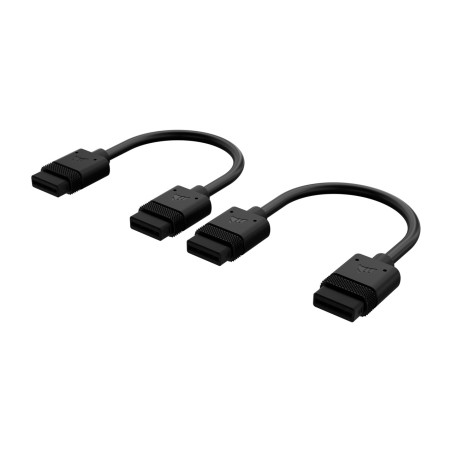 cable recto para ventiladores y refrigeración líquida icue-link 100mm 2 uds