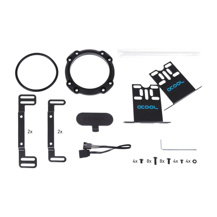 ALPHACOOL Expansion tank for liquid cooling CORE 200 AURORA