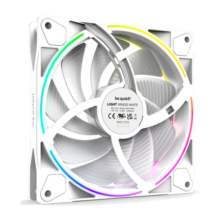 BE QUIET Ventilateur de boîtier PC LIGHT WINGS 140MM PWM