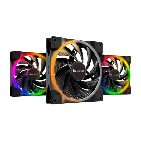 ventilador de caja de pc light wings 140mm pwm high speed 3 uds