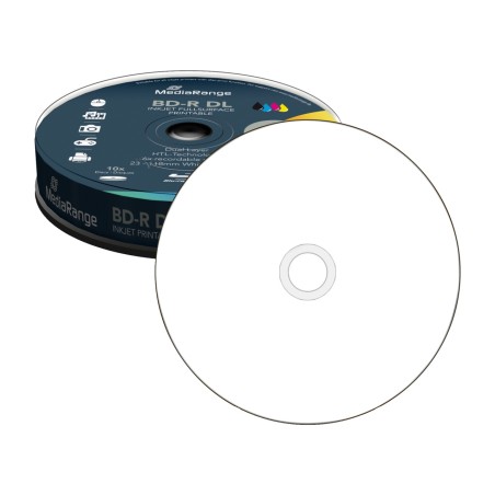 disc blu-ray inscriptibil, imprimabil bd-r 50gb 6x mr509 10 uds