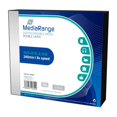 disc gol inscriptibil dvd+r-dl 8,5gb 8x mr465 5 uds