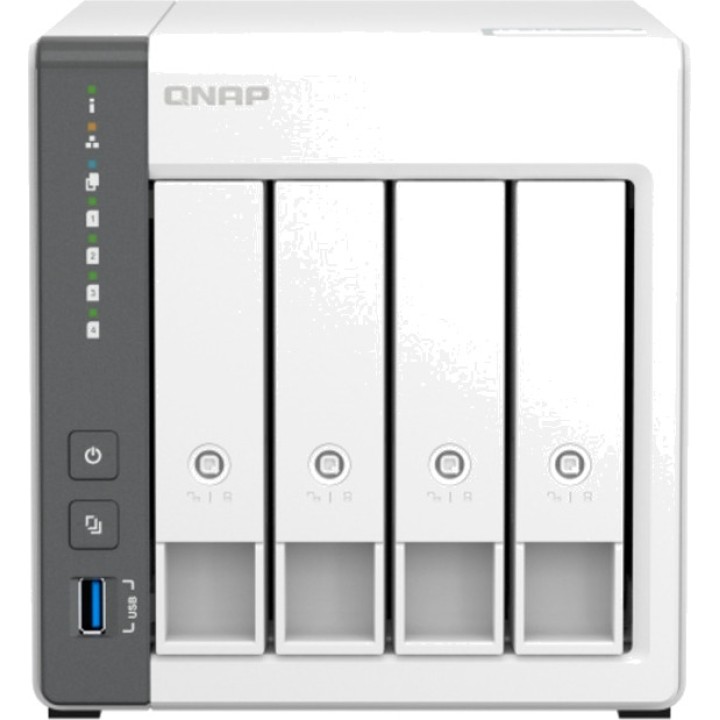 QNAP 4 rekeszes NAS-szerver lemezek nélkül TS-433-4G