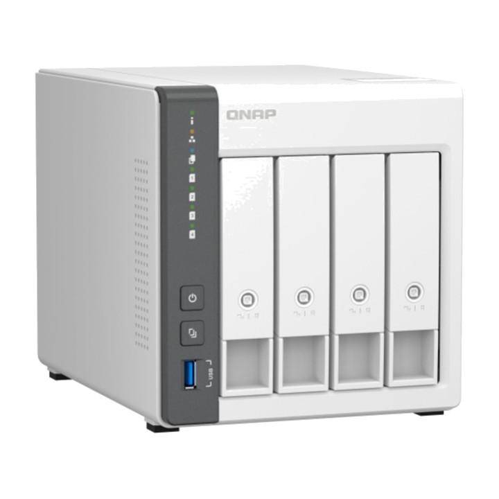 QNAP 4-šachtový NAS server bez diskov TS-433-4G CORTEX-A55