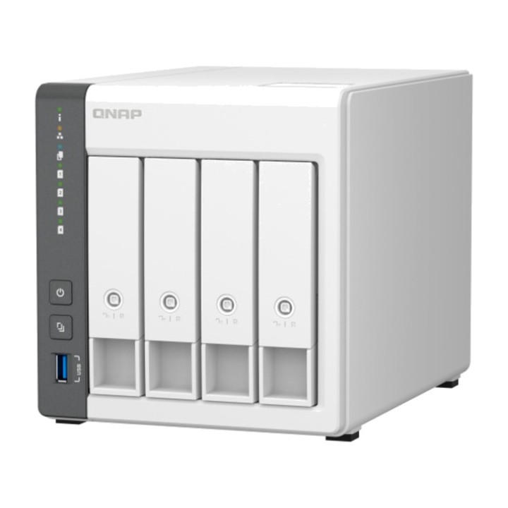 QNAP Servidor NAS de 4 baias sem discos TS-433-4G CORTEX-A55