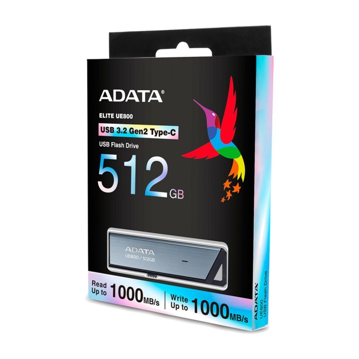 ADATA Memoria USB tipo C UE800 512GB 3.2 GEN2 1865316