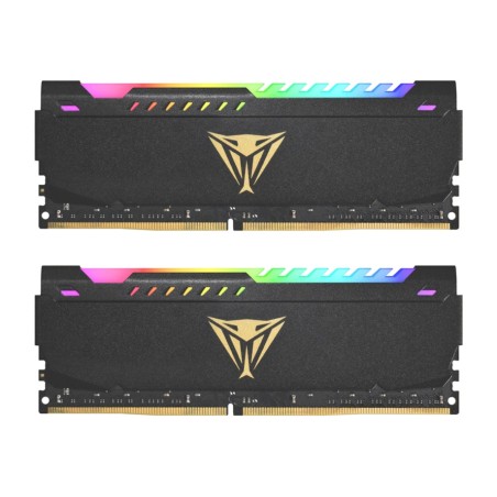 kit de memoria ram dimm viper steel-rgb ddr4 3600mhz 32gb (2x16gb) cl18 pvsr432g360c8k