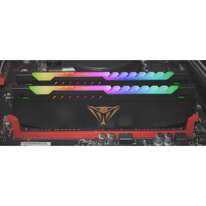 PATRIOT Kit de memoria RAM DIMM VIPER STEEL-RGB DDR4 3600MHZ 32GB (2X16GB) CL18 PVSR432G360C8K 1862073