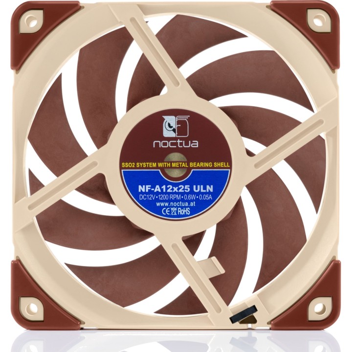 NOCTUA Ventilador de caja de PC NF-A12X25 ULN 120MM 1452328