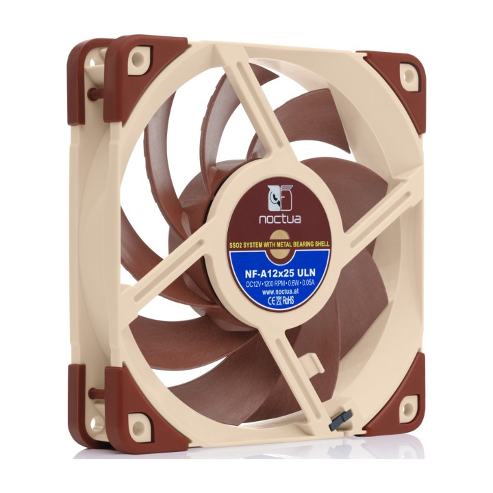 NOCTUA Wentylator do obudowy komputera PC NF-A12X25 ULN