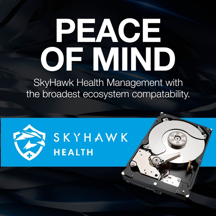 SEAGATE Disco duro interno de 3,5 pulgadas para videovigilancia SKYHAWK-8TB ST8000VX010 1884173