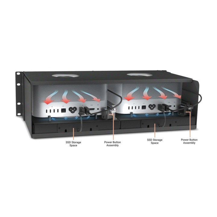 SONNET Șasiu rack pentru Mac Studio RACKMAC-3U 1870009