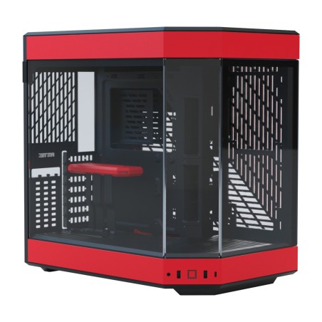 mid-tower pc case with panoramic glass y60-e-atx