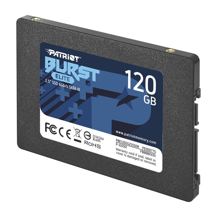 PATRIOT SSD intern SATA BURST ELITE 2,5" 120GB