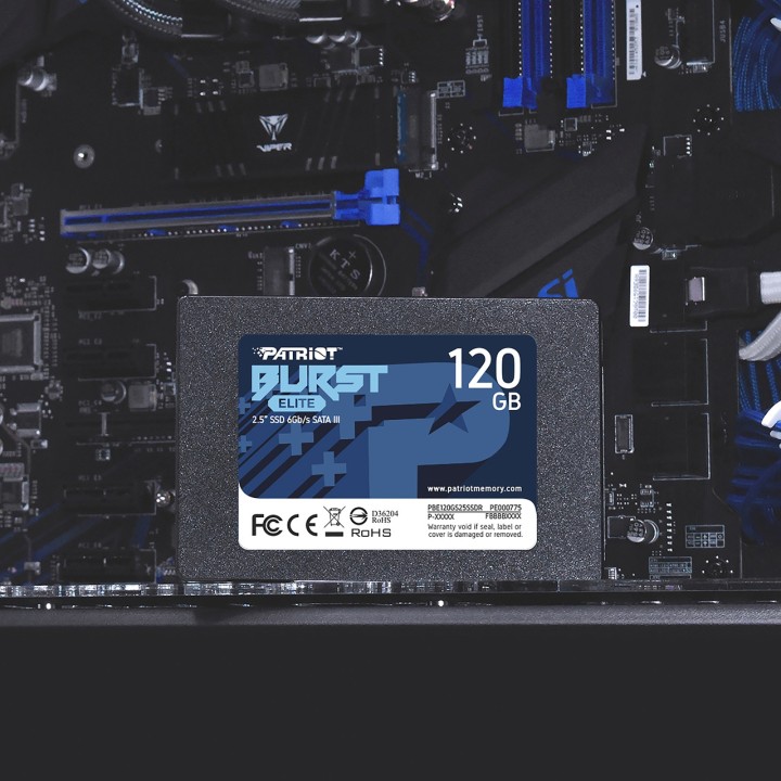 PATRIOT SSD intern SATA BURST ELITE 2,5" 120GB