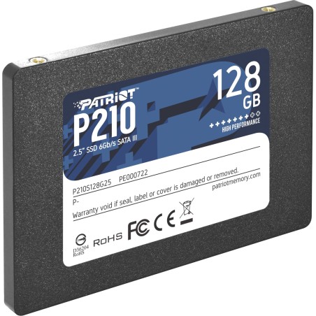 ssd interno sata p210 2,5" 128gb p210s128g25